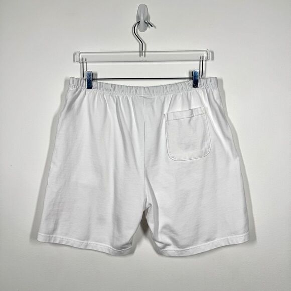 Mega Yacht New Women's Size X-Large White Pink CC Barbie Sweat Shorts New in Bag - Picture 2 of 6